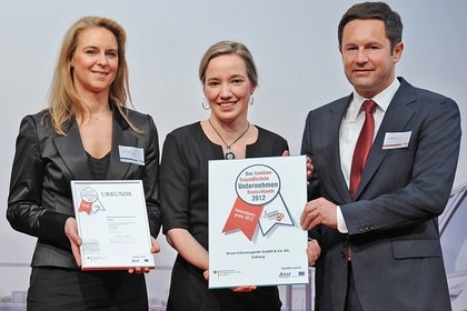 Brose Auszeichnung 2012 Erfolgsfaktor Familie 2014