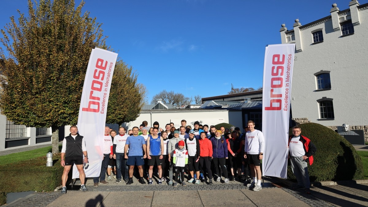  Die Teilnehmer des Brose Benefizlaufs in Coburg 