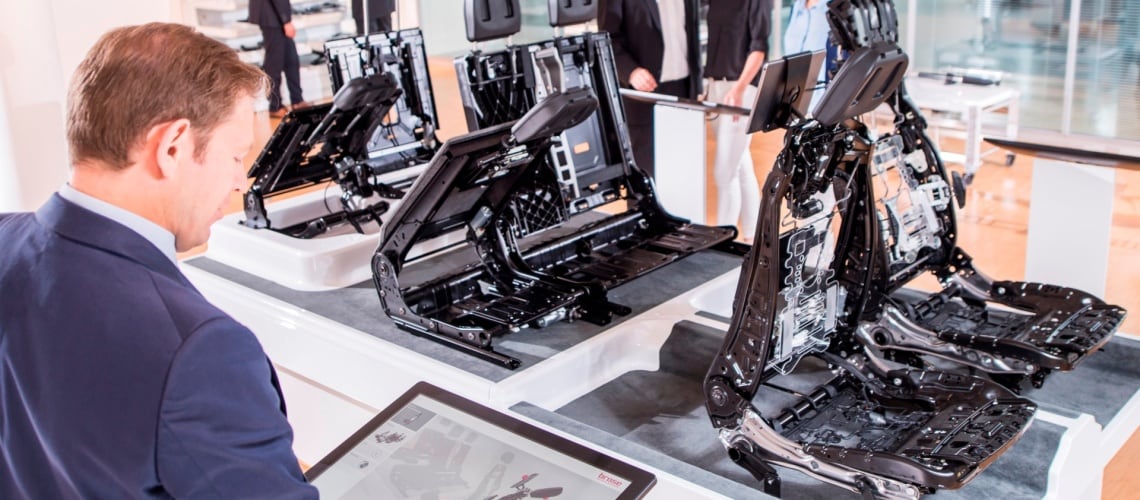 Brose IAA2015 Sitzplattform Seat Platform 2015