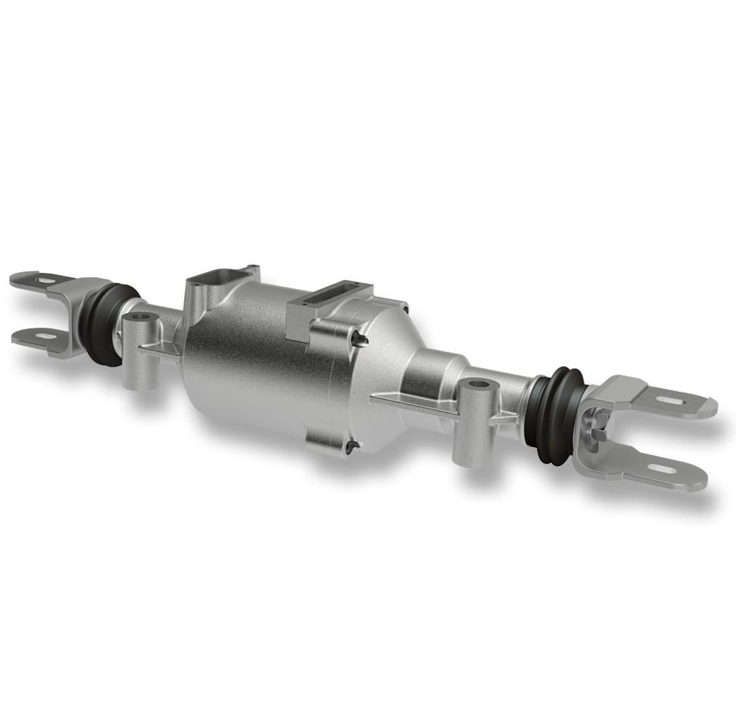 Drive for rear-axle steering, Brose, Automotive