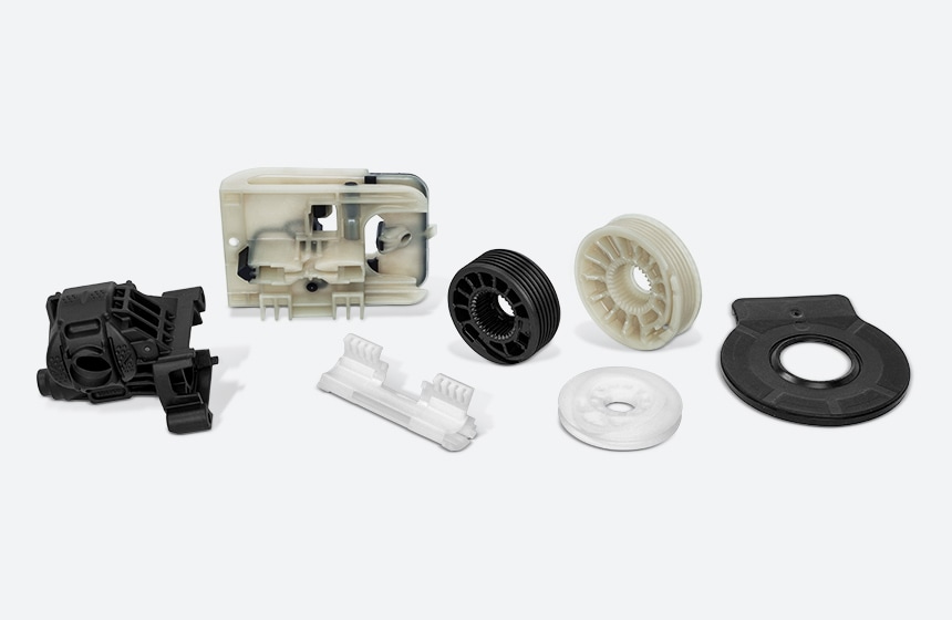 Plastic injection molded parts, Brose, supplier, automotive